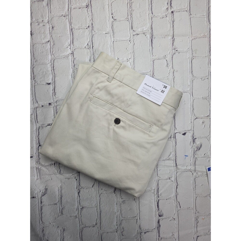Goodfellow & Co Men's‎ 36x32 Beige Mid Rise Straight Leg Stretch Dress Pants
